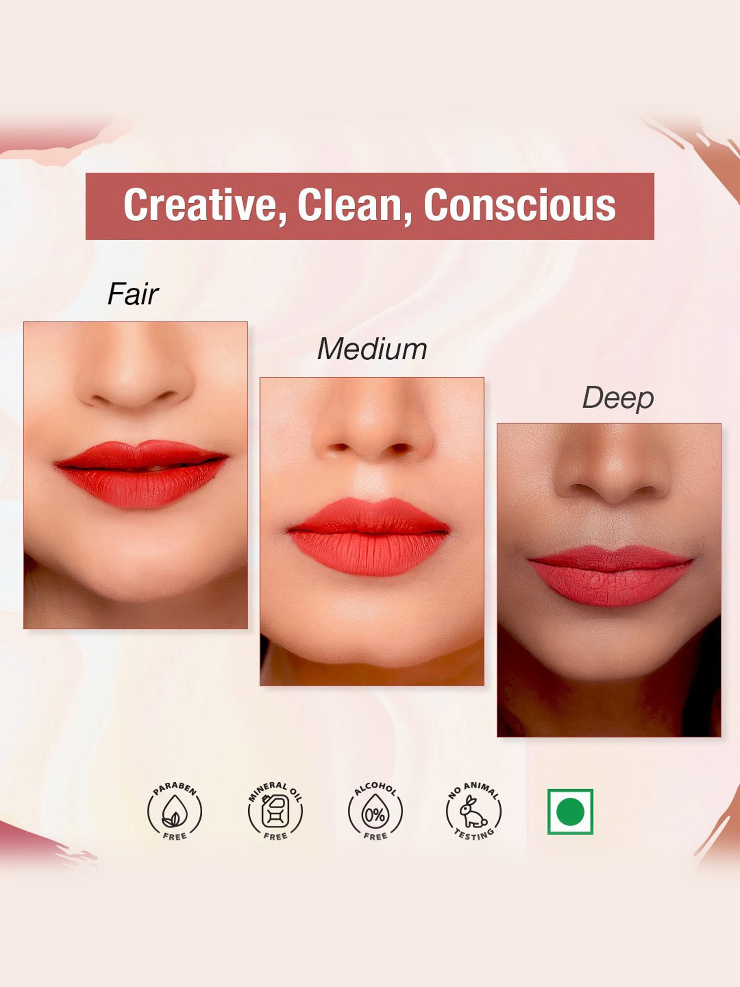 TNW-The Natural Wash Matte Velvet Longstay Liquid Lipstick Spicy Coral - 5 ml