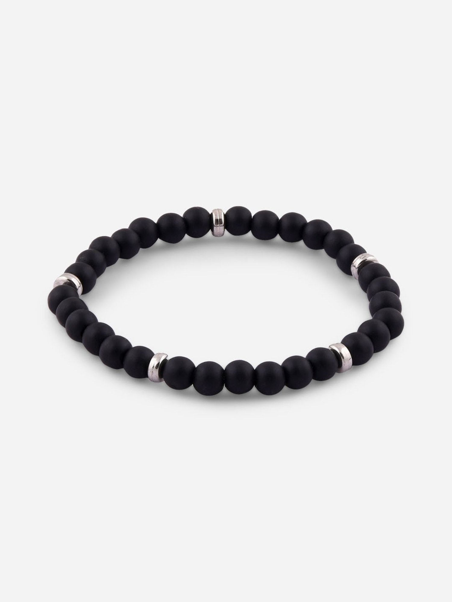 The Bro Code Multipack Elasticated Semi Precious Beaded Bracelet For Men - Set of 2