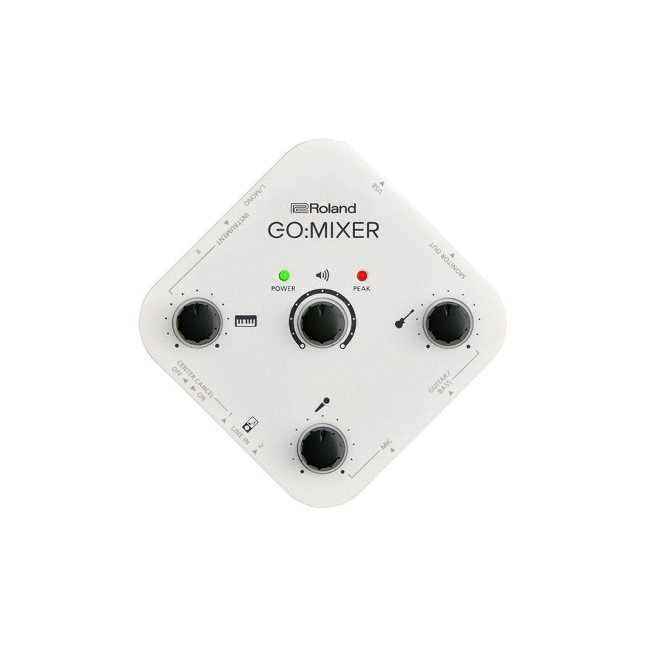 Roland GOMIXER Portable Plug and Play Audio Mixer for Smartphones & Desktops