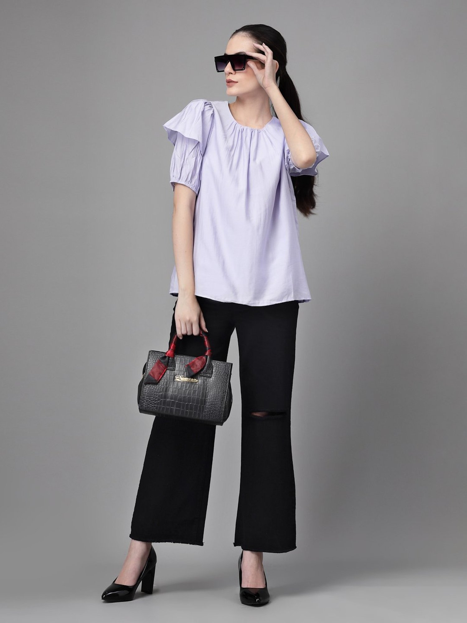 Global Republic Lilac Top