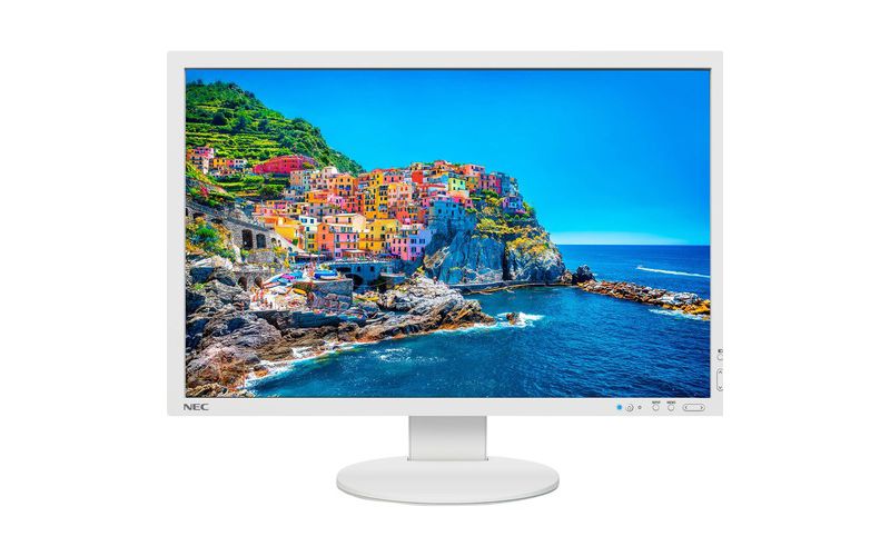 NEC Display PA243W 24.1" WUXGA WLED LCD Monitor - 16:10 - White - 1920 x 1200 - 1.07 Billion Colors - 350 Nit - 8 ms - DVI - HDMI - VGA - DisplayPort