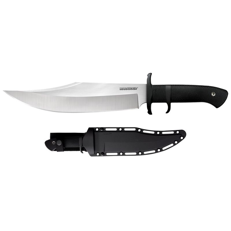 Cold Steel Extra Strong Razor Sharp Marauder Bowie Fixed Tactical 9 Inch Long Blade with Secure Safety Sheath