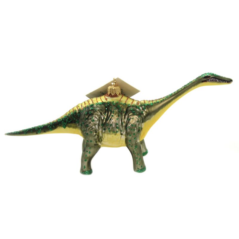 Christina's World 4.5" Green Back Brachiosaurus Dinosaur Prehistoric Reptile  -  Tree Ornaments