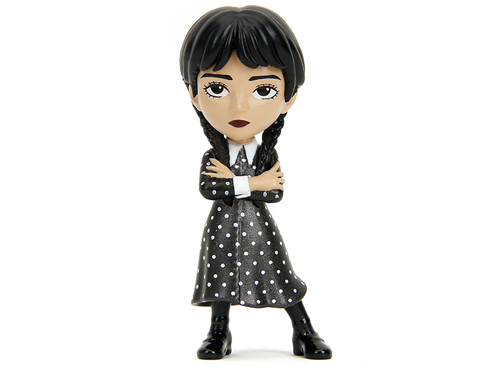 Set of 4 Diecast Figures "Wednesday" (2022-Current) TV Series "Metalfigs" Series Diecast Models by Jada