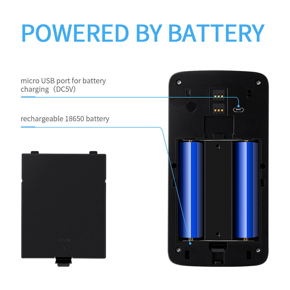 WIFI Video Doorbell, Wireless Smart Doorbell 720P HD Security Camera Intercom Door Real-Time Two-Way Talk and Video, Night Vision, PIR Motion Detection and App Control for IOS and Android