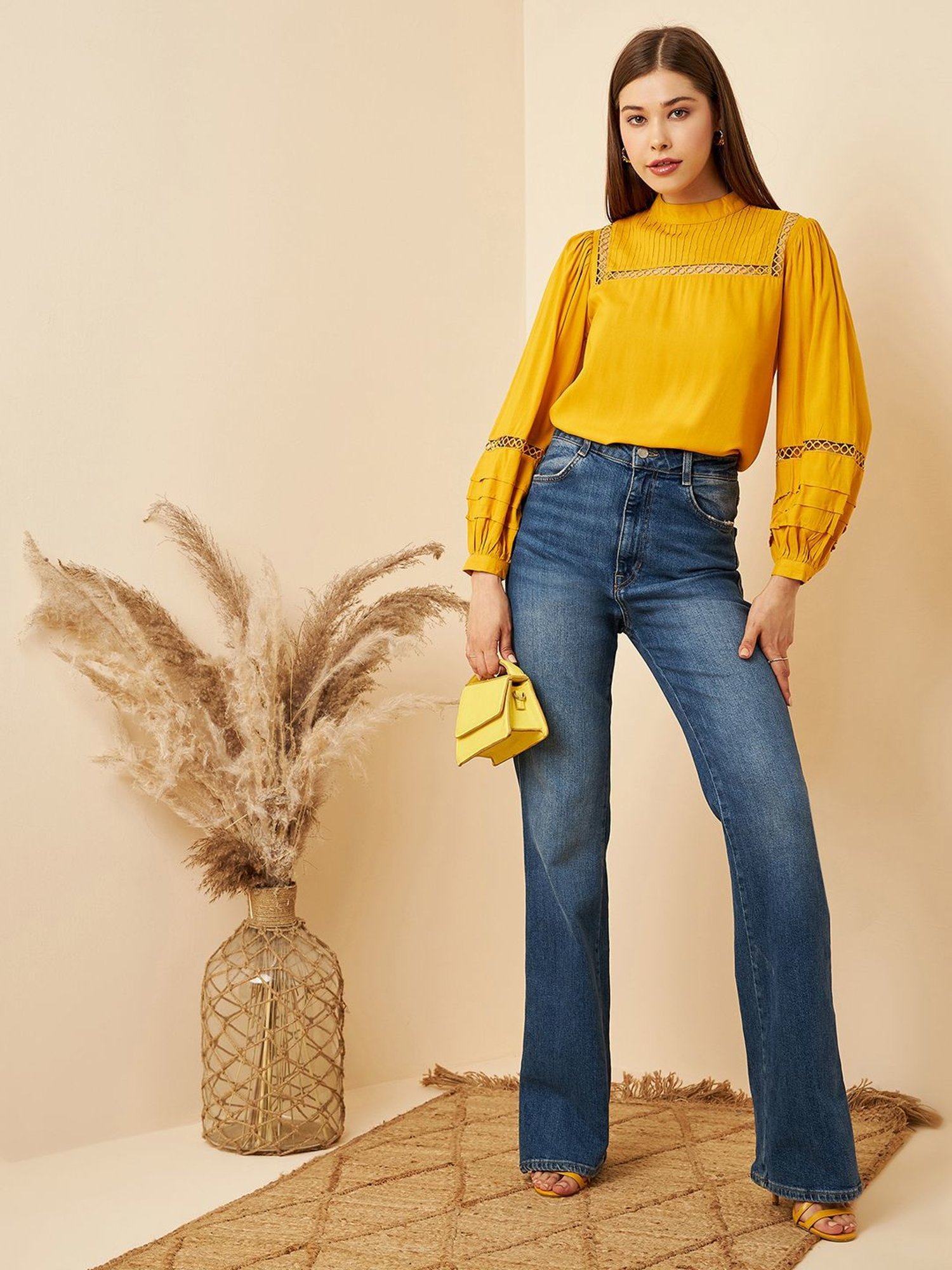 Rare Mustard Full Sleeves Top