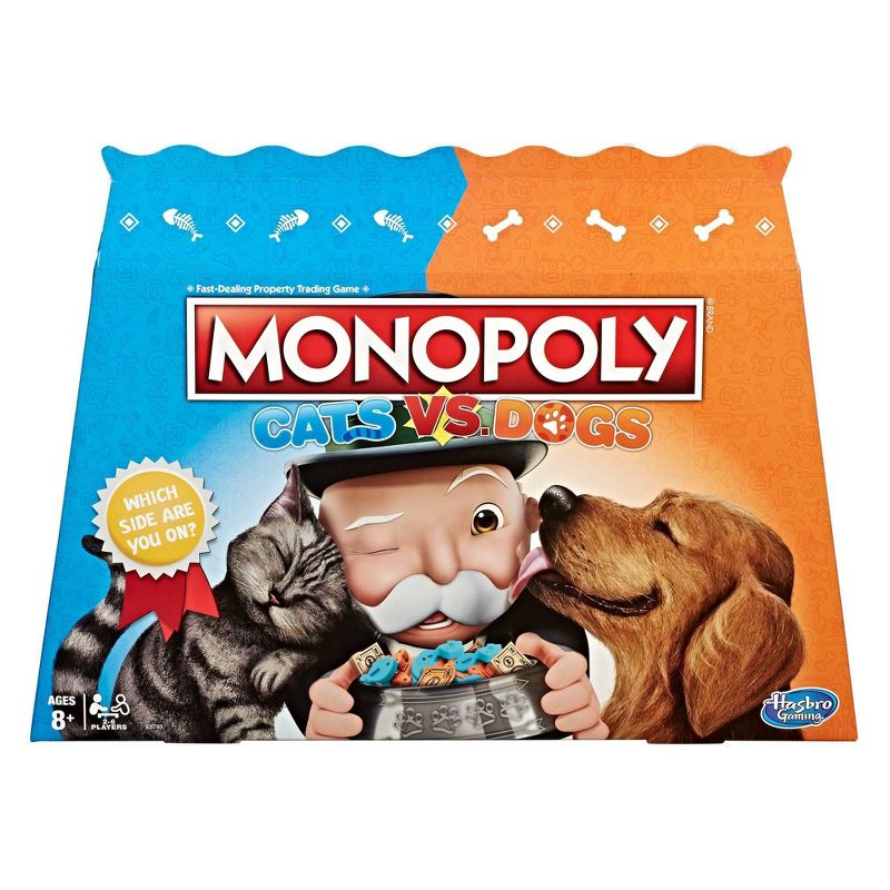 Monopoly Cats vs. Dogs Board Game