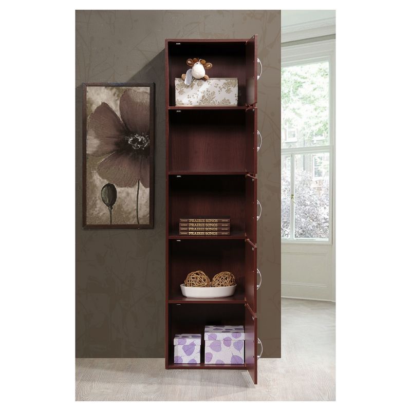 Storage Cabinet Mahogany - Hodedah Import