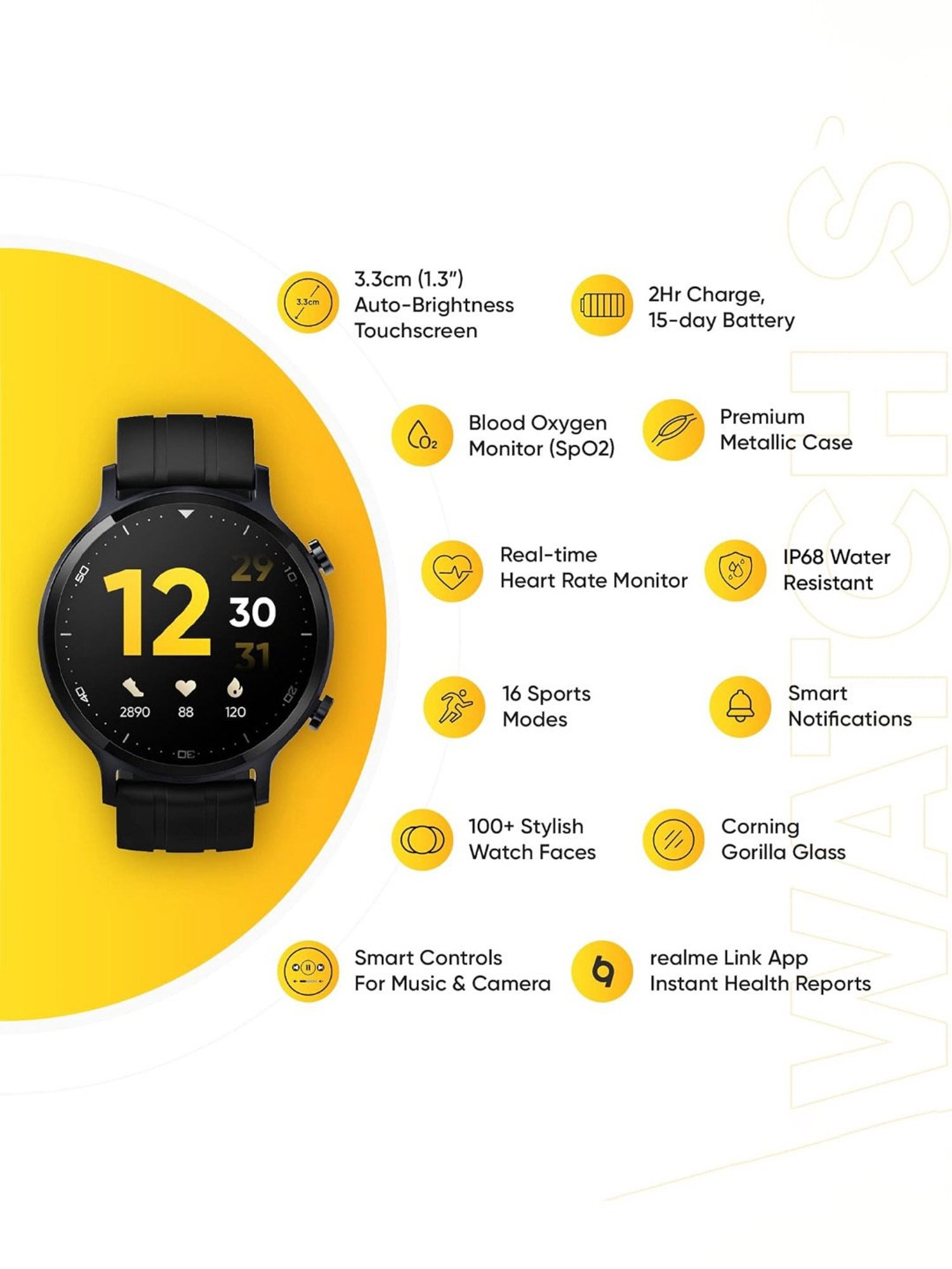 realme Watch S (Black)