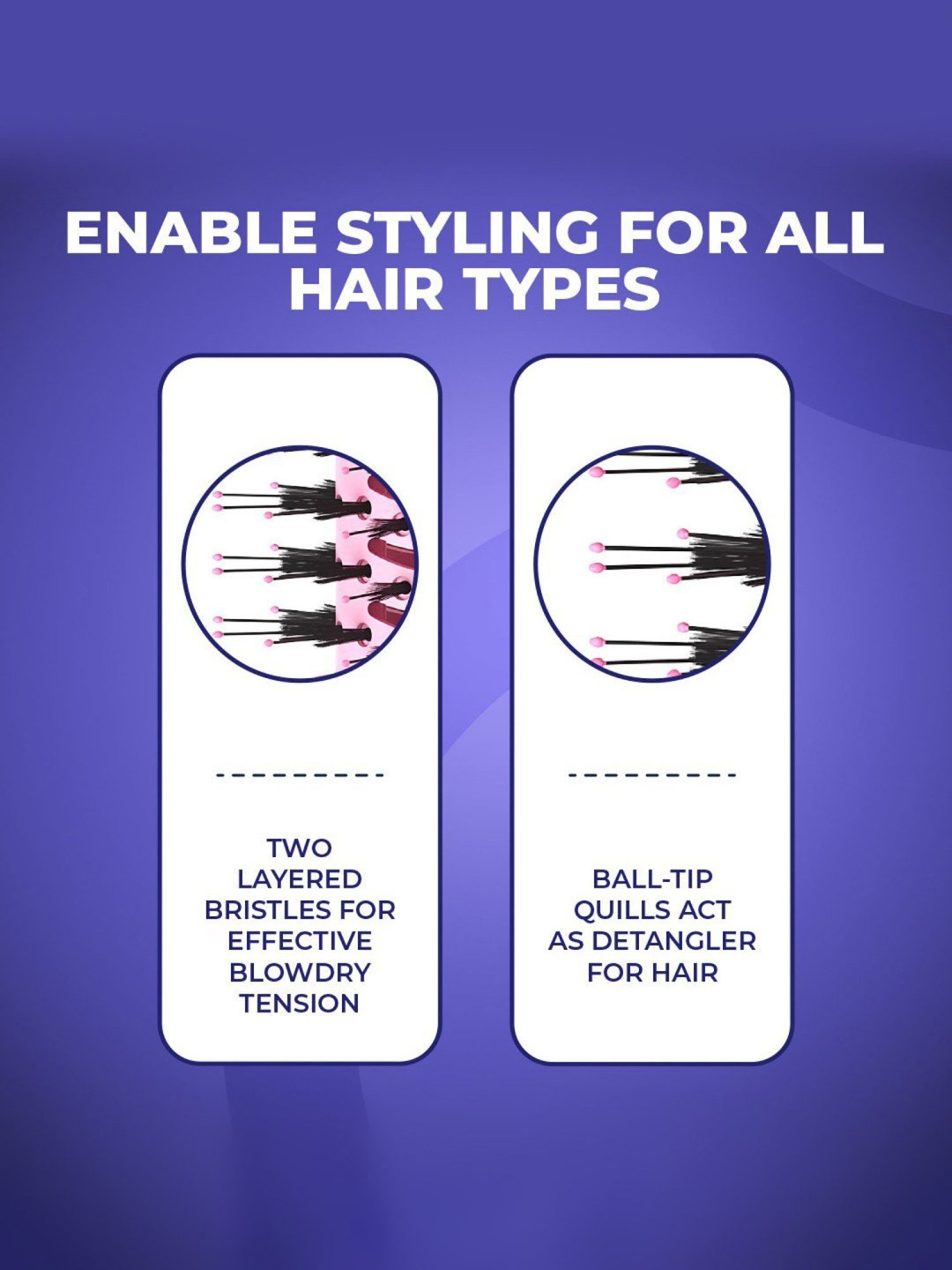 Winston Hair Blow Dryer Brush, Curler, Straightener & Hair Volumizer, 6 In 1 Hair Styler (Pink)