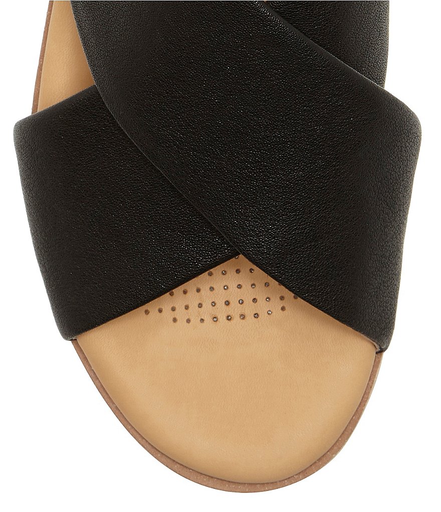 CC Corso Como Bilanka Leather Platform Wedge Sandals