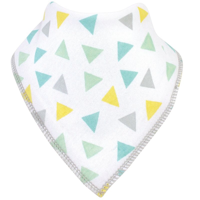 Luvable Friends Baby Boy Cotton Fleece Bandana Bibs, Boy Basic Elephant, One Size