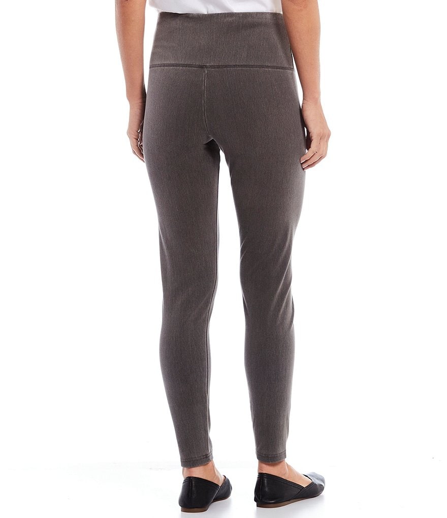 Commando Faux Leather Crocodile-Embossed Legging