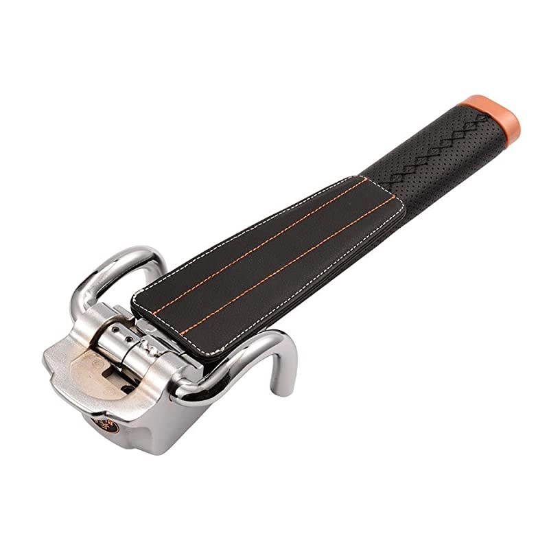 Car Steering Wheel Lock, Antitheft Locking Devices with Safety Hammer, Universal Fit for Cars, Light Trucks, Vans, and SUVs