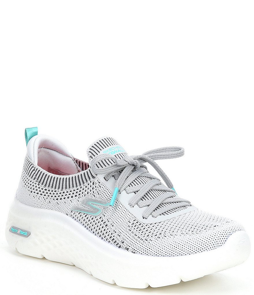 Skechers Go Walk Hyper Burst Mesh Slip-On Sneakers