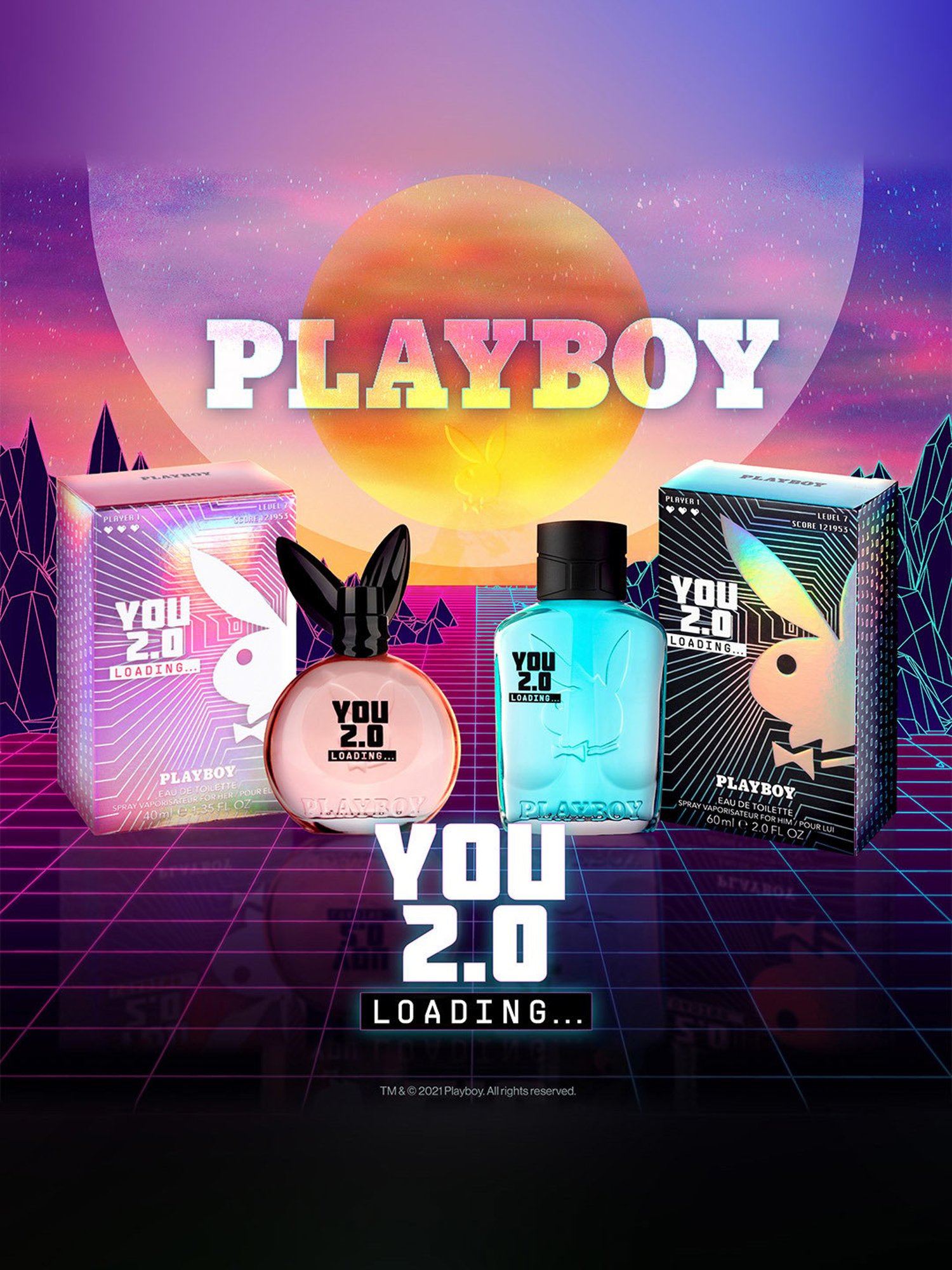 Playboy You 2.0 Loading Eau de Toilette For Her - 60 ml