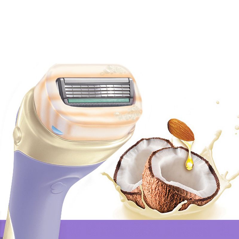 Schick Intuition Pure Nourishment Women's Razor - 1 Razor Handle and 2 Refills