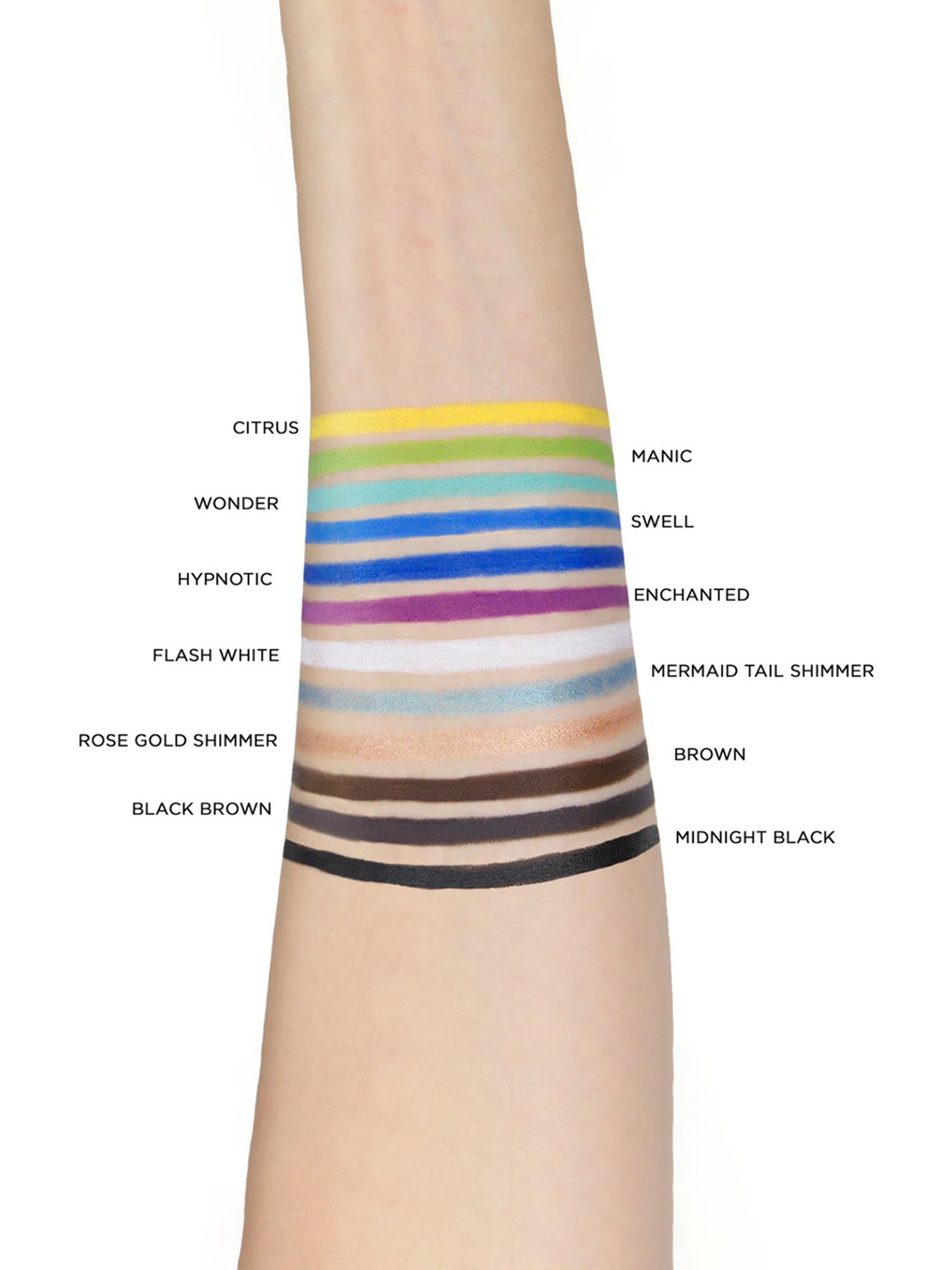 L.A. Colors Neon Gel Eyeliner Flash White - 1.5 gm