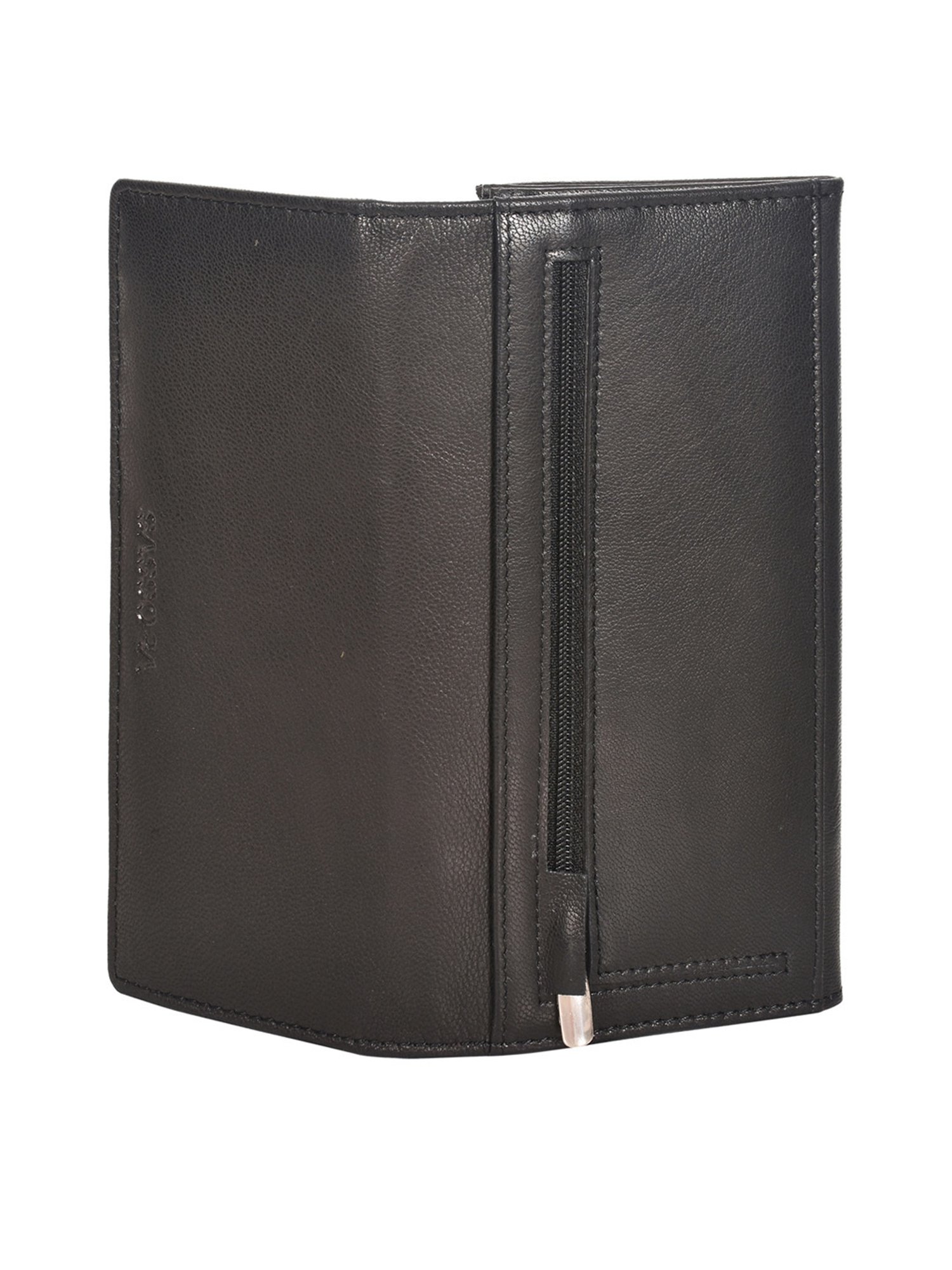 SASSORA Black Solid Rfid Wallet for Women