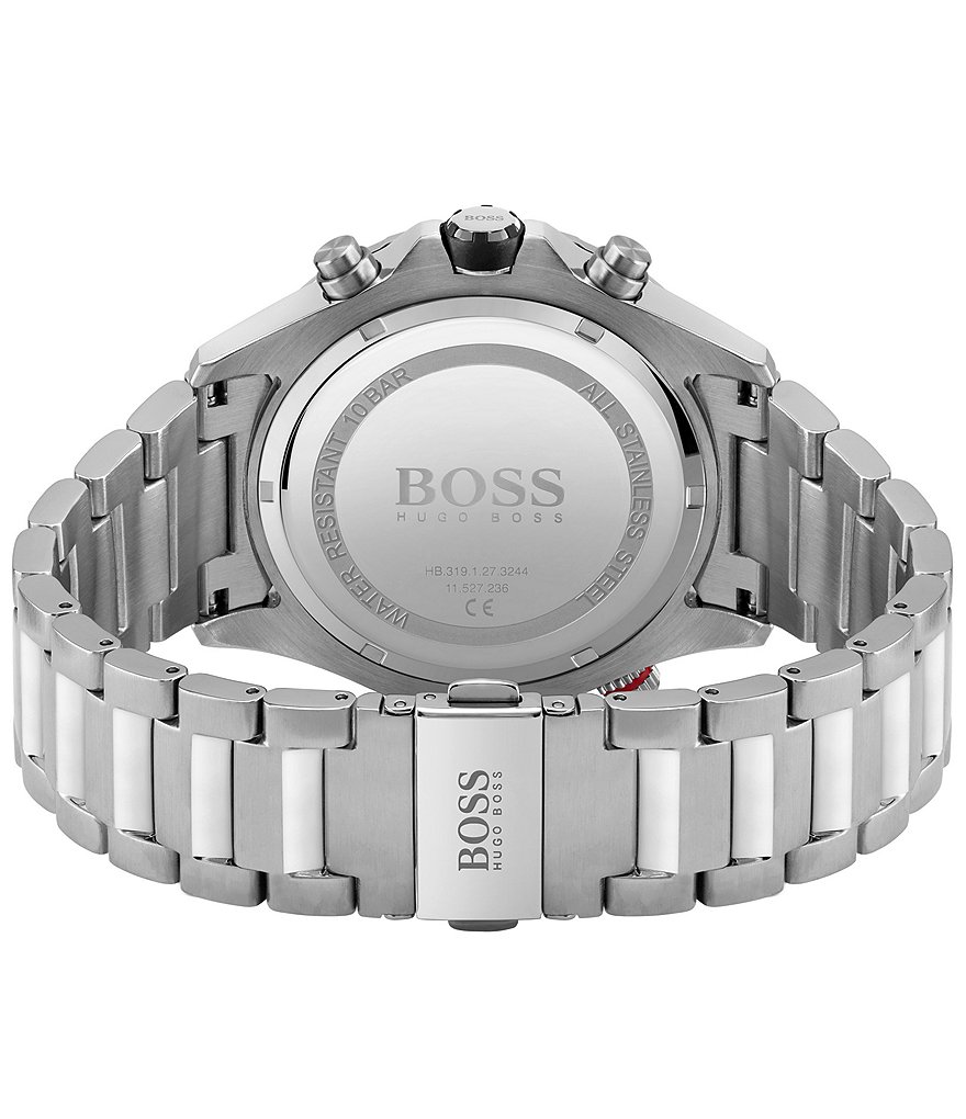 BOSS Hugo Boss Globetrotter Stainless Steel Bracelet Watch