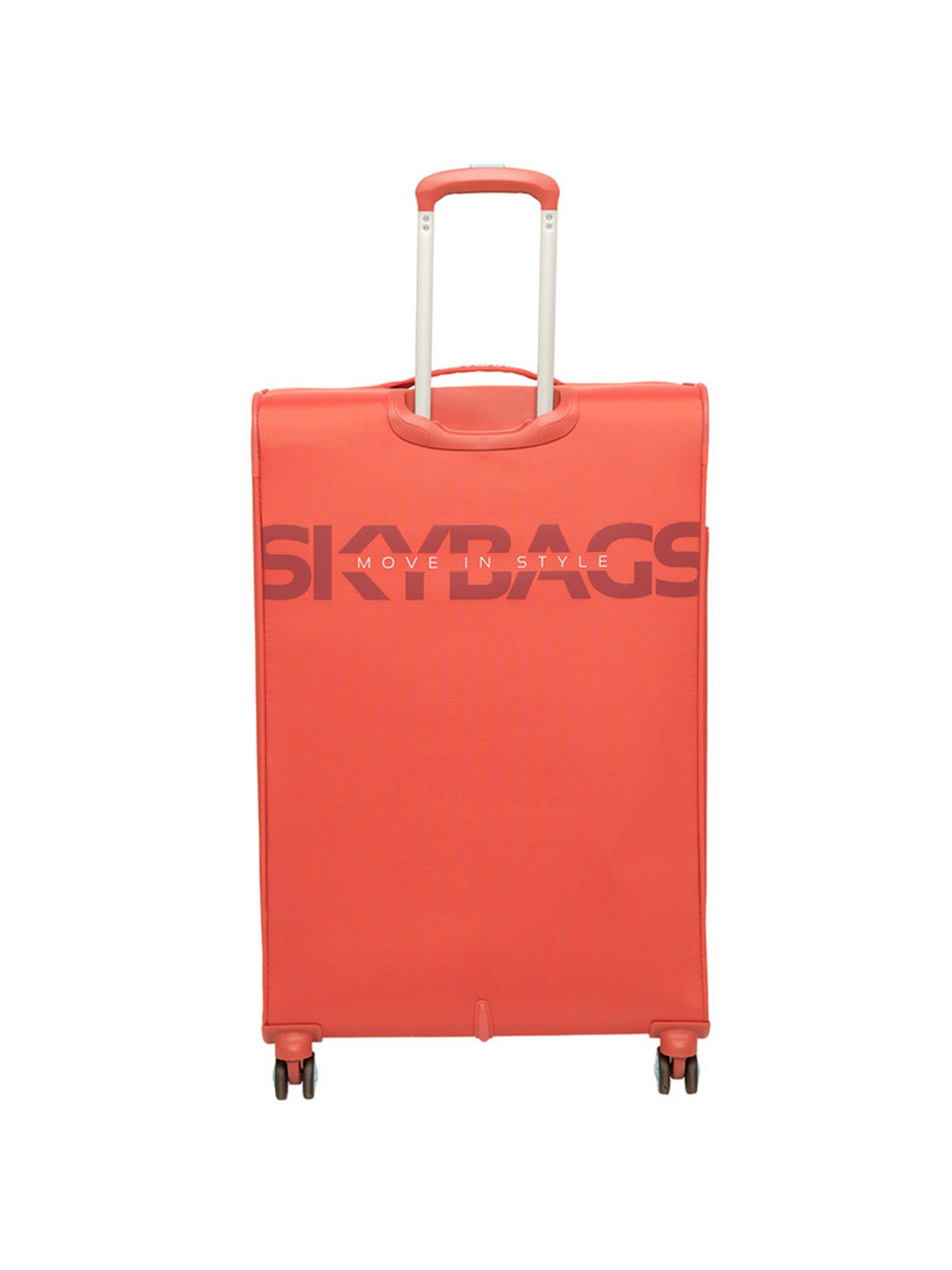 Skybags Vanguard Orange 4 Wheel Large Soft Cabin Trolley - 51 Inch