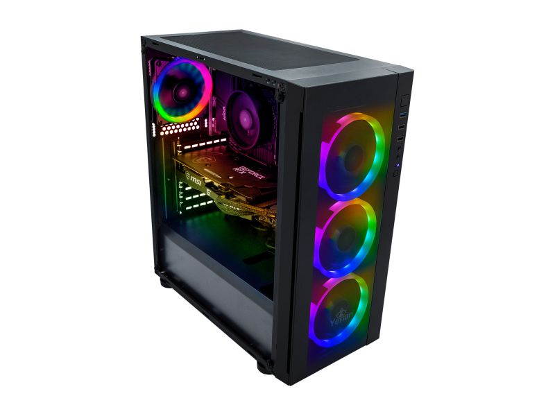 Yeyian Gaming Desktop Katana R02 YPB-KAT-R02 Ryzen 5 5000 Series 5600X (3.70 GHz) 16 GB DDR4 1 TB NVMe SSD NVIDIA GeForce RTX 3070 Windows 10 Home 64-bit