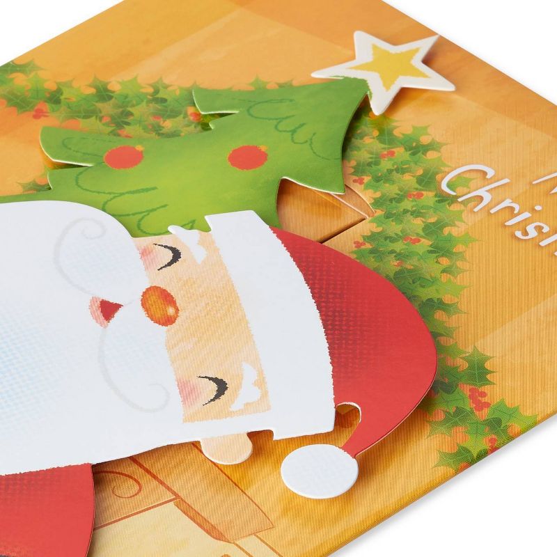Santa Claus Christmas Greeting Card with Music