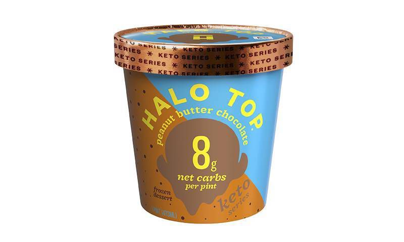 Halo Top Keto Peanut Butter Chocolate Frozen Dessert - 16oz