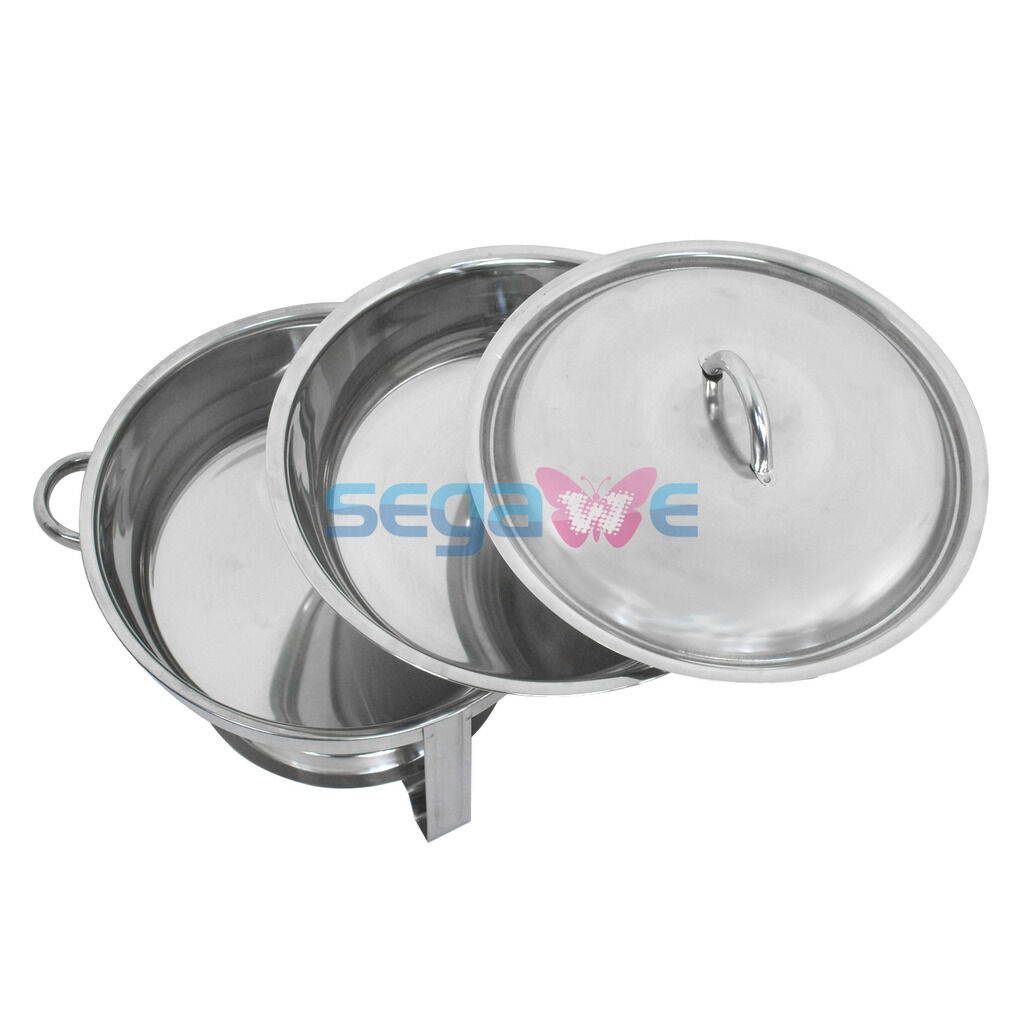 STAINLESS STEEL CHAFER 2 PACK CATERING CHAFING DISH SETS 5 QT PARTY PACK