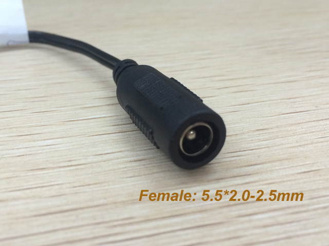 Female 5.5mm x 2.0mm to 4.8mm x1.7mm Male Charger Adapter Power Connector Converter Cable DC Jack for HP Lenovo Asus Toshiba Acer Gateway Fujitsu Panasonic HP Compaq