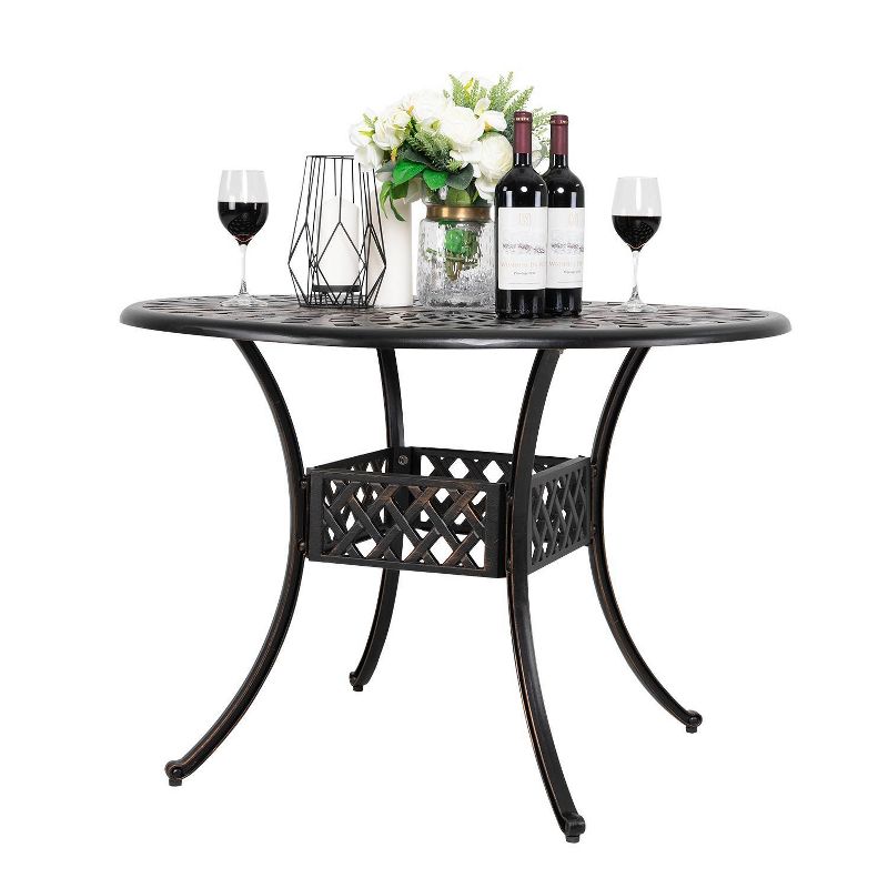 5pc Cast Aluminum Dining Set - Nuu Garden
