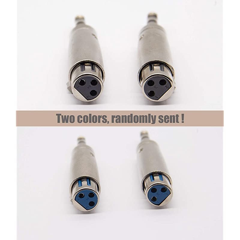 TRS to XLR Female Adapter Female XLR to Stereo Balanced Audio Connector - 2 Pack