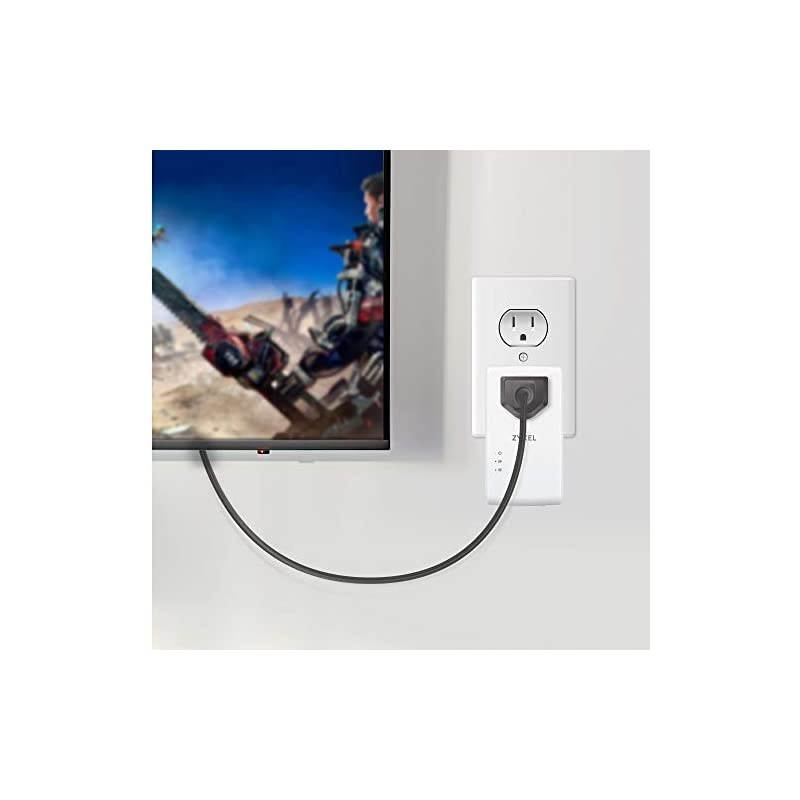 Pass-Thru Ethernet Adapter AV2000 Powerline 2-port Gigabit 2-Pack [PLA5456KIT]