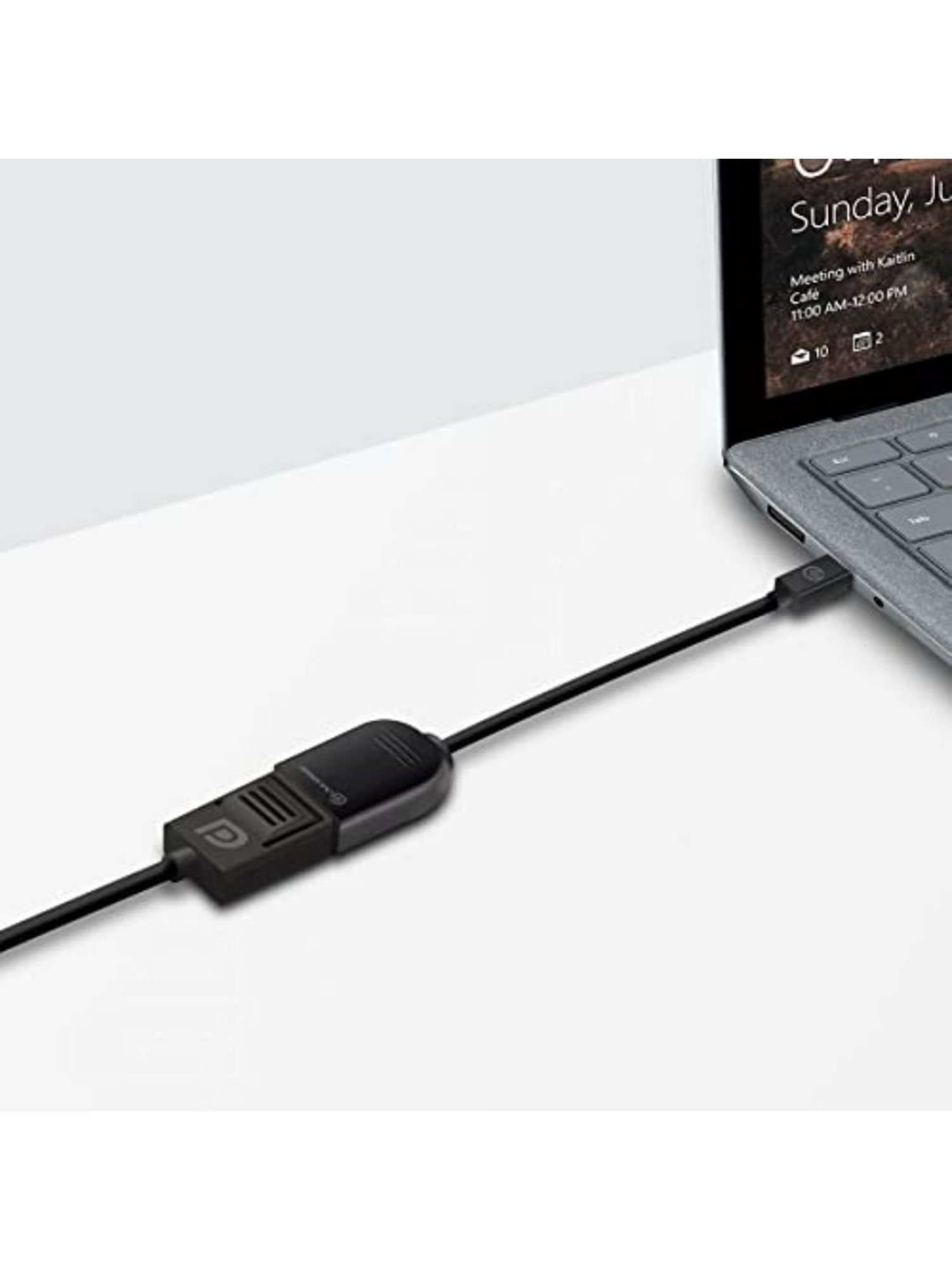 Alogic Premium 15cm Mini Display Port to Display Port Adapter Male to Female (Black)