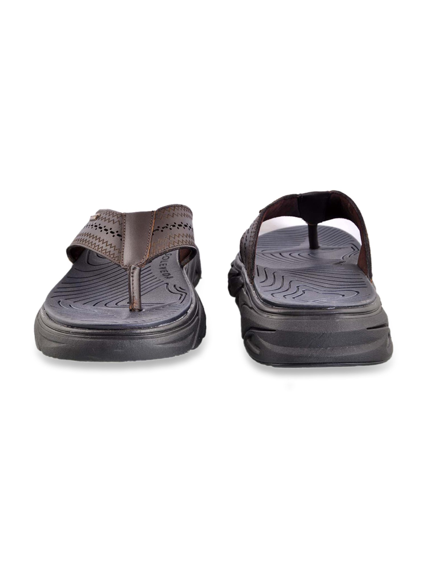 BCK by Buckaroo Men's DETLEF Brown Thong Sandals