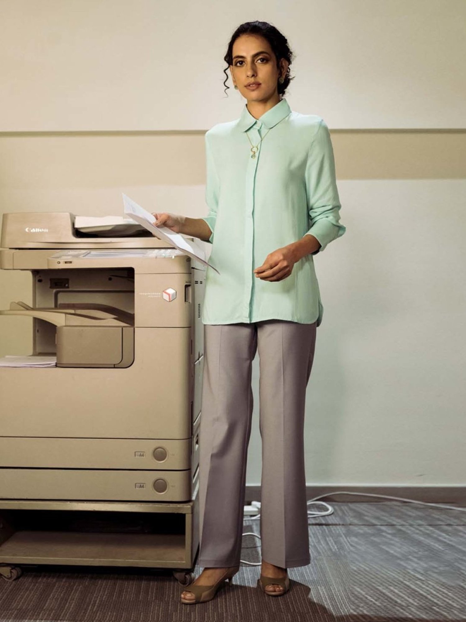 Qua Mint Green The Uber Relaxed Shirt