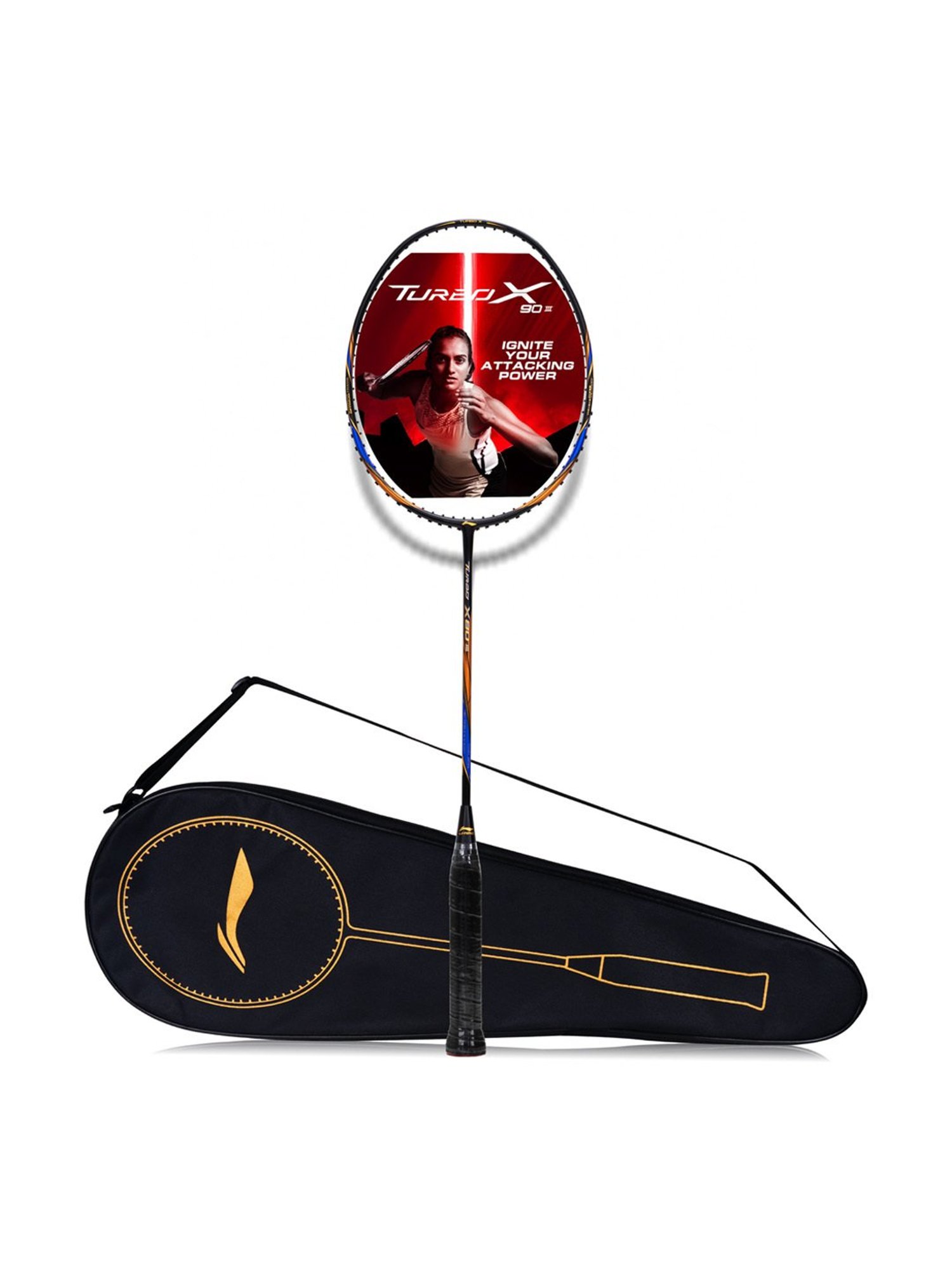 Li-Ning Turbo X III Badminton Racket (Multicolor) Size - Medium