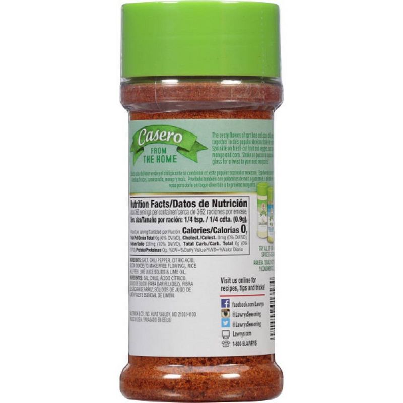 Lawry's Casero Chili Lime - 11.5oz