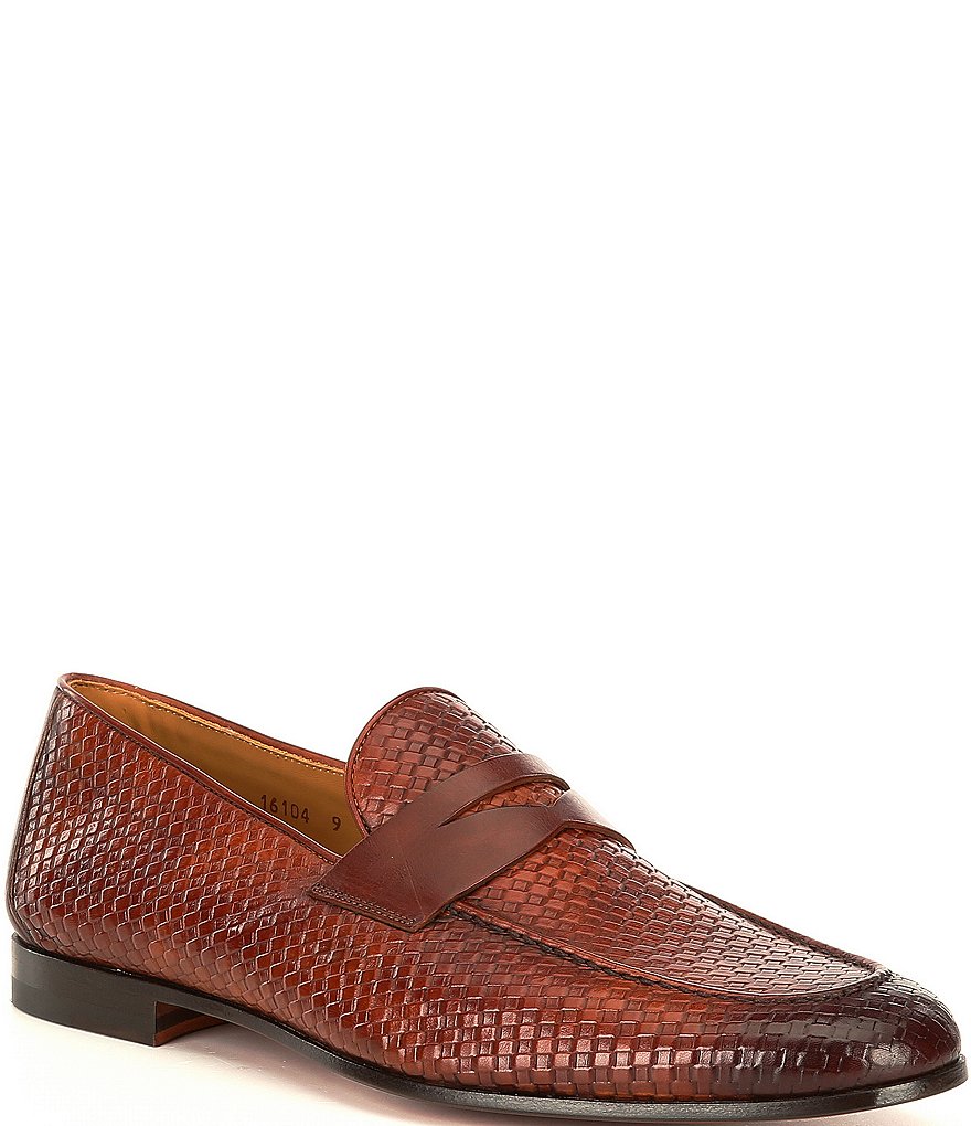 Magnanni Men's Altea Woven Leather Loafers