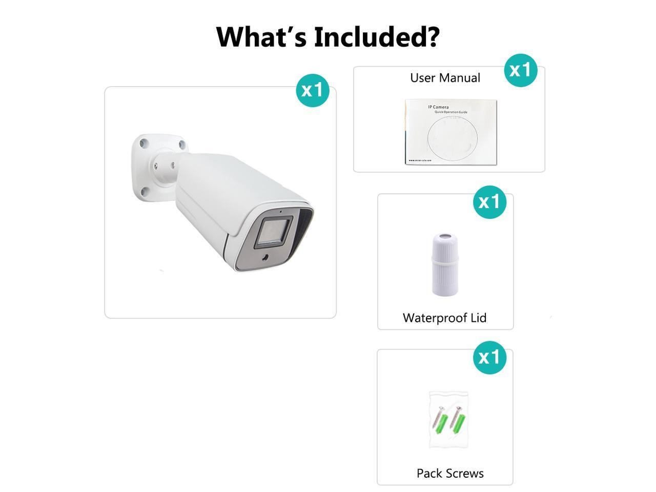 Hikvision Comptiable IP Camera 4K 8MP H.265+ 2pcs Infrared Led 2.8mm Outdoor Support ONVIF Motion Detection POE IP CCTV Camera