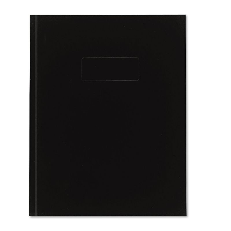 Blueline Business Notebook w/Black Cover College Rule 9-1/4 x 7-1/4 192-Sheets A9
