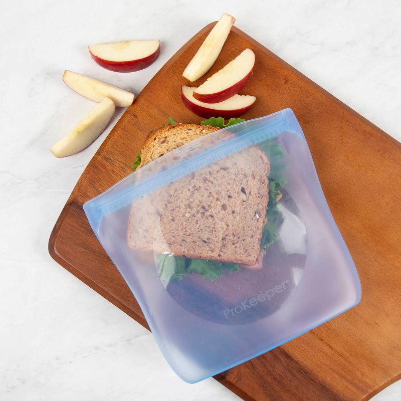 Progressive Reusable Silicone Sandwich Bag - Midday Blue