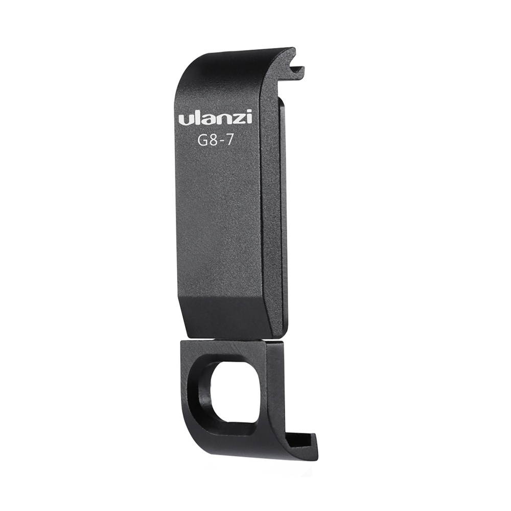 ulanzi G8-7 Action Camera Battery Cover Lid Removeable Type-C Charging Port Adapter Aluminum Alloy Compatible with GoPro Hero Black 8