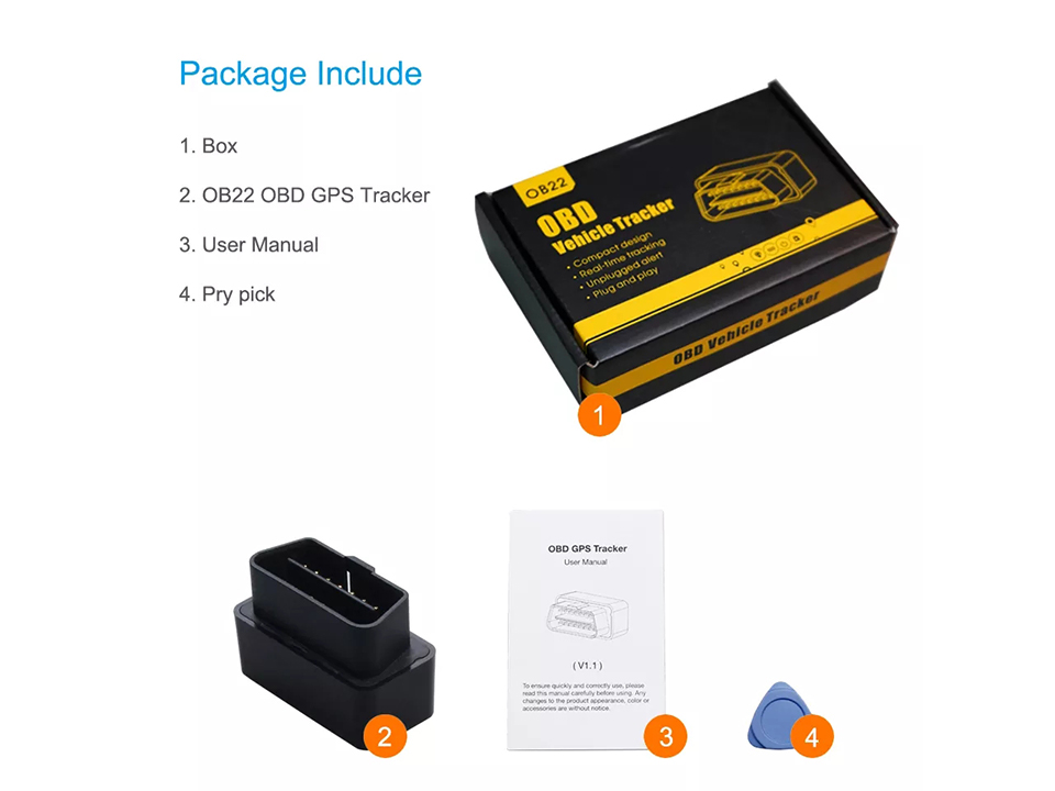 JIMIIoT OB22 Mini Car GPS Tracker With Voice Monitoring Real-time Tracking Free Charging Multiple Alarms GPS Locator For Vehicles