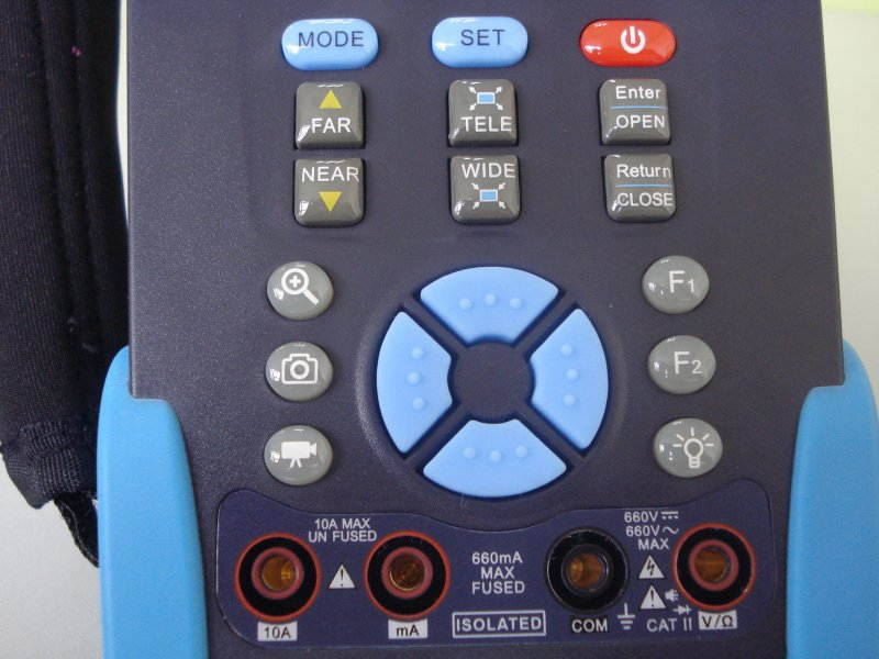 3.5" LCD CCTV Tester for IP & Analog camera testing with function of PTZ, UTP Cable Test, POE Test, Digital Multimeter and cable scan