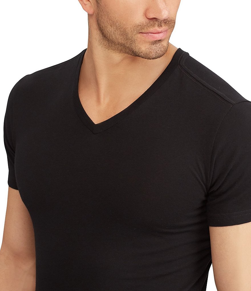 Polo Ralph Lauren Slim Fit V-Neck Tees 3-Pack