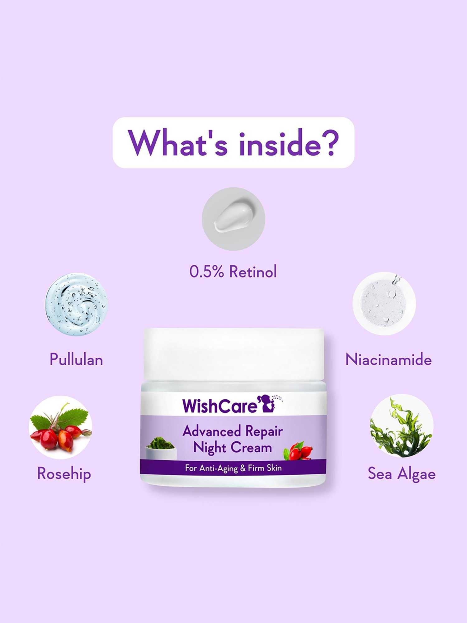 Wishcare Advanced Repair Night Cream - 50 gm