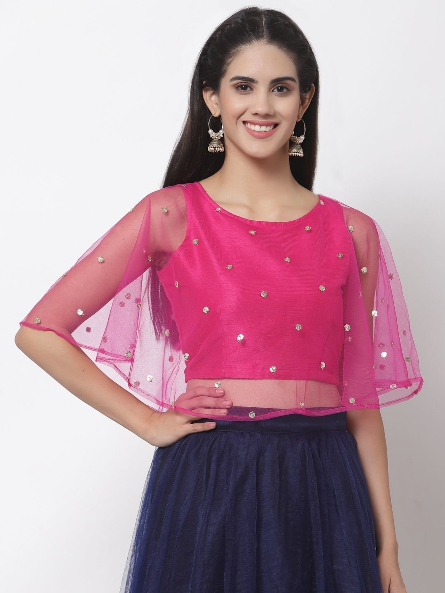 studiorasa Pink Embellished Choli