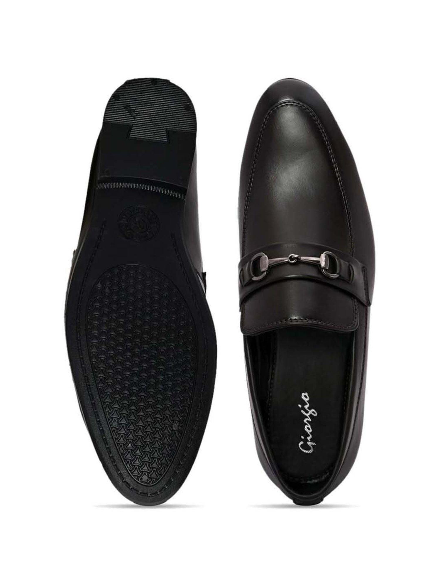 Giorgio Men's Jet Black Formal Loafers