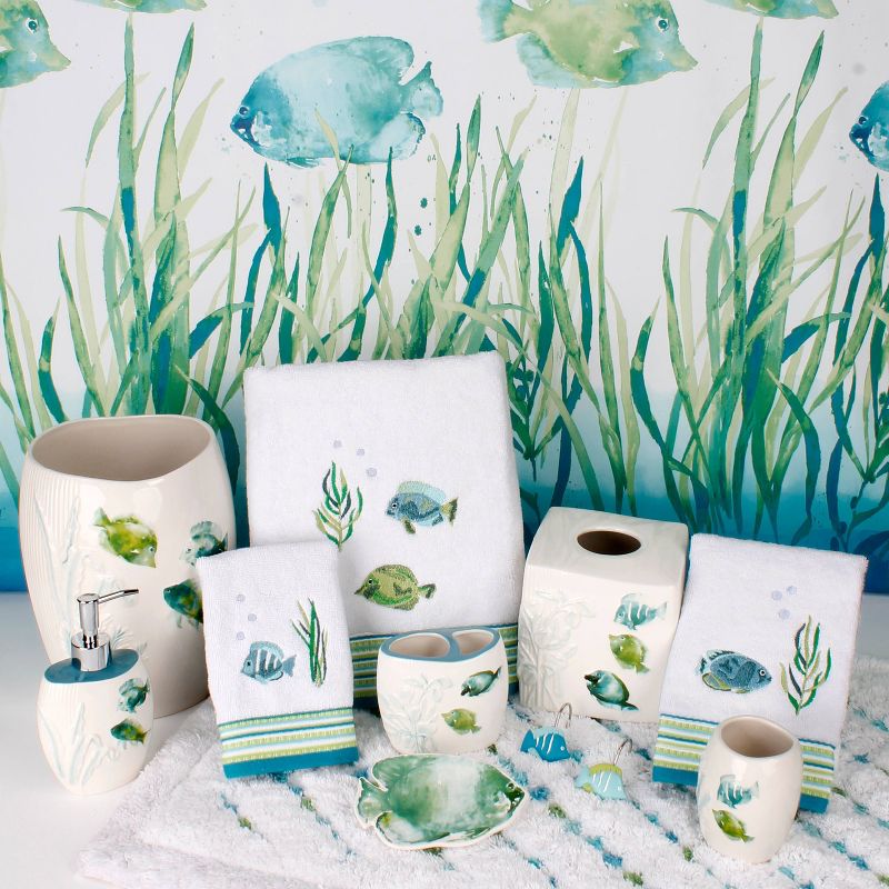 Atlantis Shower Curtain Multi - Colored - Saturday Knight Ltd.